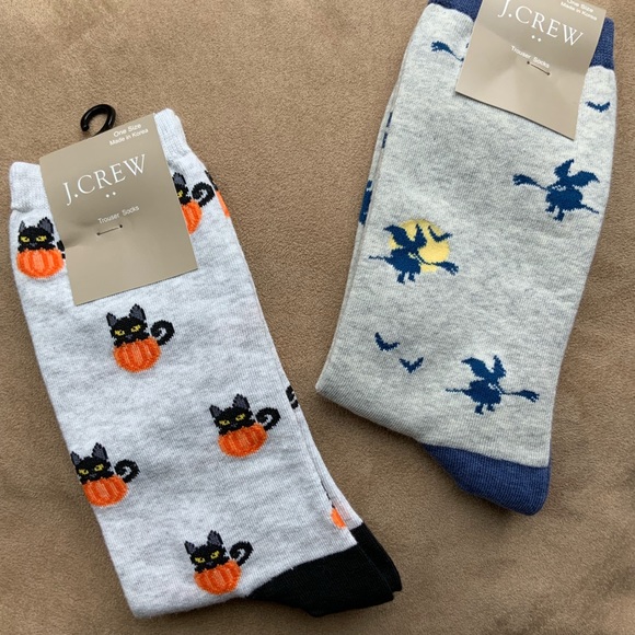 J. Crew Factory Accessories - J. Crew Factory 2 Pair 🎃 Halloween Sock Bundle